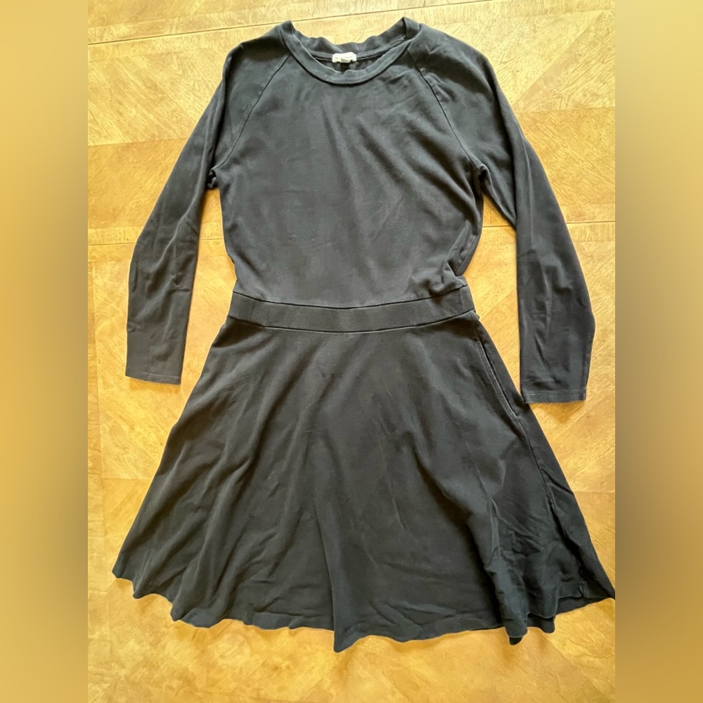 GAP Black Fit and Flare Dress         | Size L